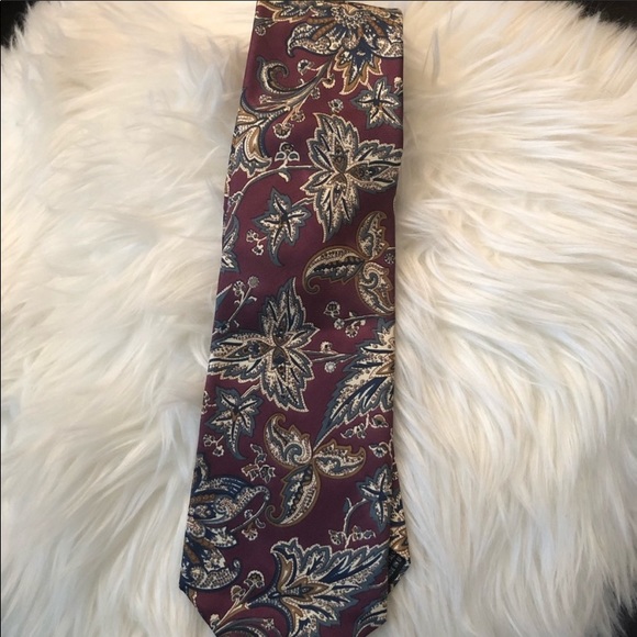 - Christian Dior MONSIEUR PAISLEY SILK TIE 
ALL SILK - Picture 4 of 9